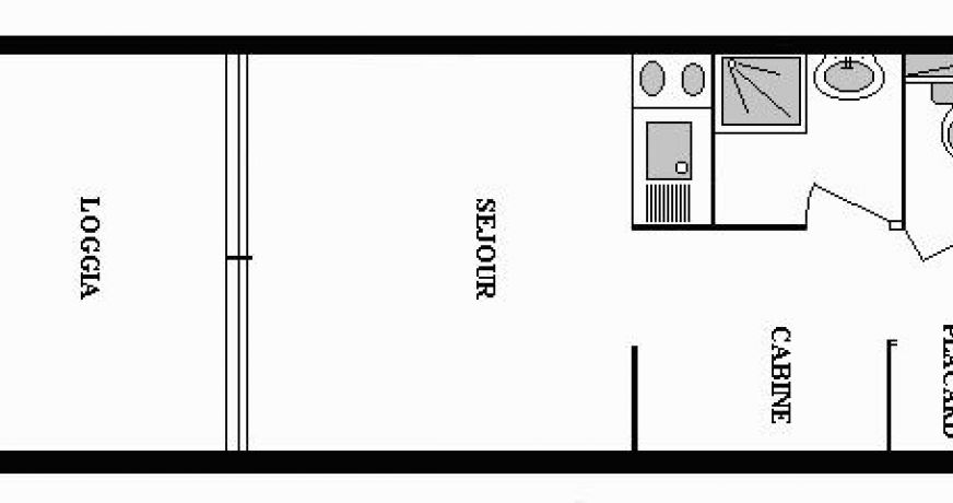 en location saisonnière Studio cabine Sète