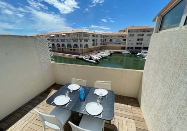 en location saisonnière Studio cabine Sète