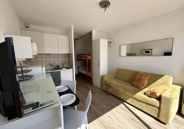 en location saisonnière Studio cabine Sète