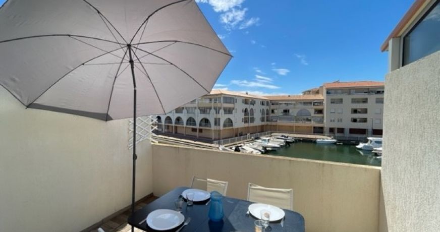 en location saisonnière Studio cabine Sète