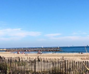 en location saisonnière Studio cabine Sète