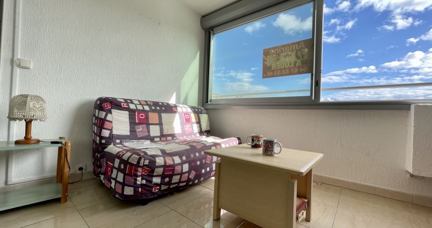 en location saisonnière Studio cabine Sète