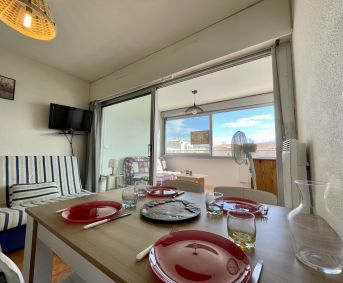 en location saisonnière Studio cabine Sète