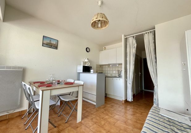 en location saisonnière Studio cabine Sète