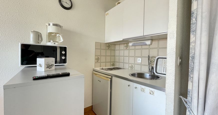 en location saisonnière Studio cabine Sète