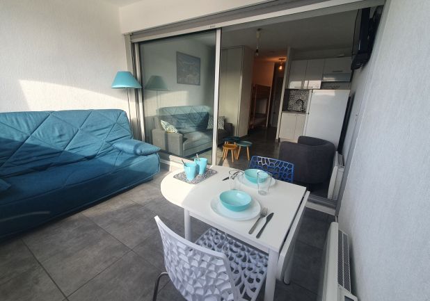 en location saisonnière Studio cabine Sète