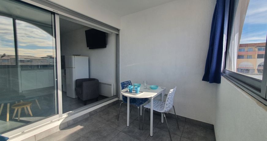 en location saisonnière Studio cabine Sète