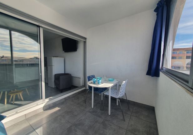 en location saisonnière Studio cabine Sète