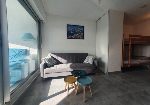 en location saisonnière Studio cabine Sète