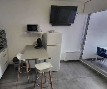 en location saisonnière Studio cabine Sète