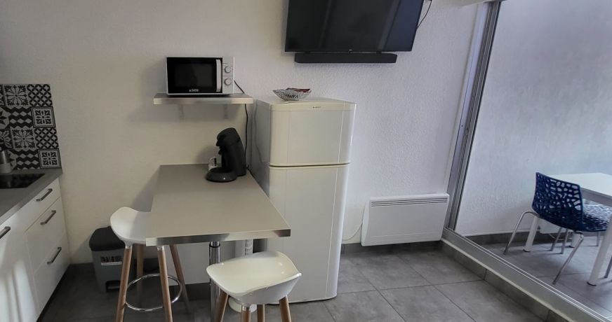 en location saisonnière Studio cabine Sète