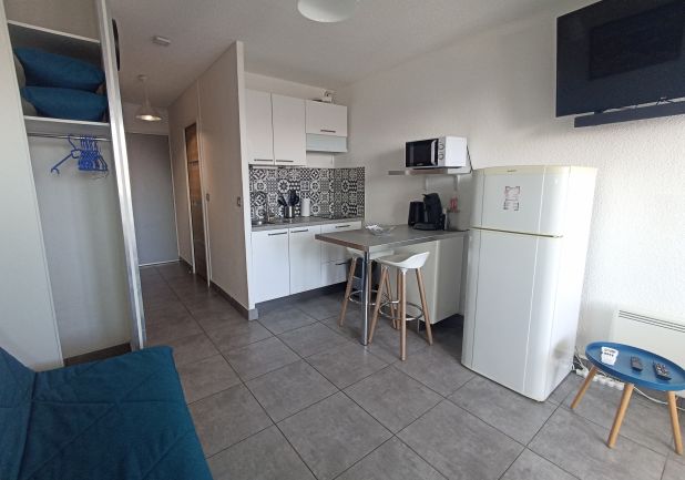 en location saisonnière Studio cabine Sète