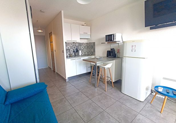 en location saisonnière Studio cabine Sète