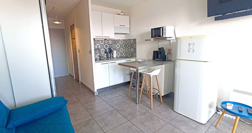 en location saisonnière Studio cabine Sète