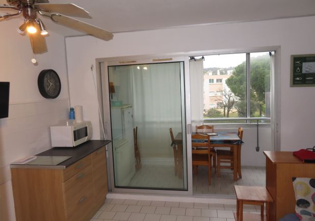 en location saisonnière Studio cabine Sète