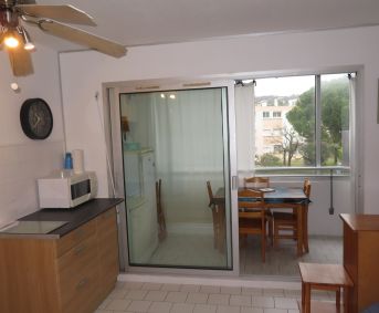 en location saisonnière Studio cabine Sète