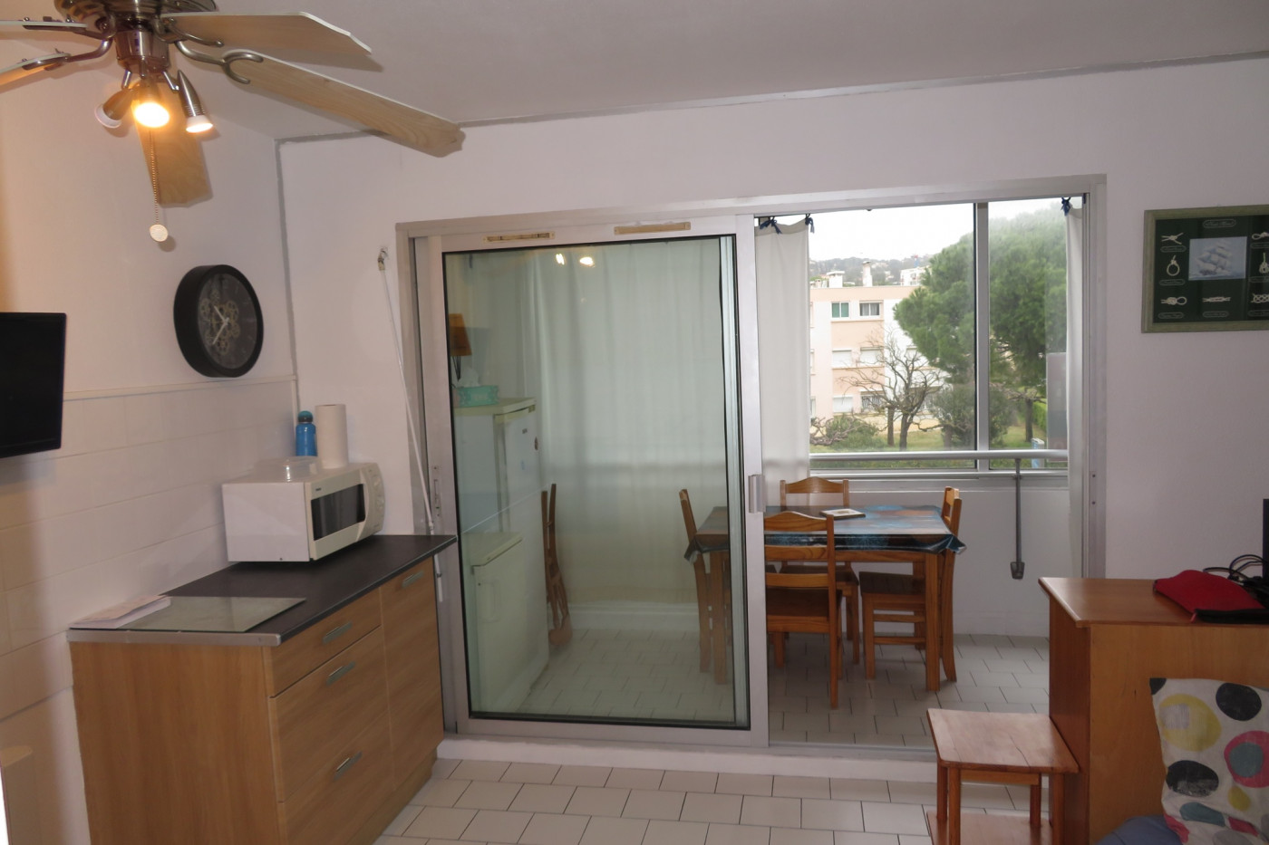 en location saisonnière Studio cabine Sète - Photo 4