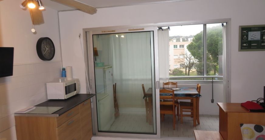 en location saisonnière Studio cabine Sète