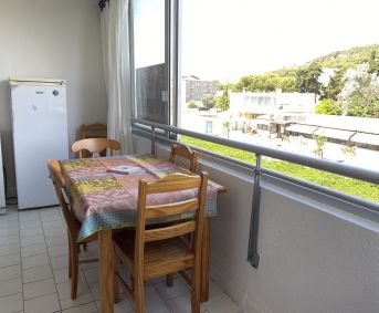 en location saisonnière Studio cabine Sète