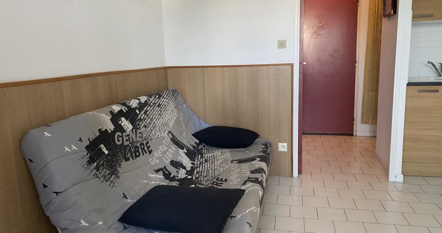 en location saisonnière Studio cabine Sète