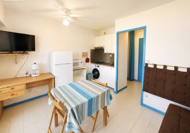 en location saisonnière Studio cabine Sète