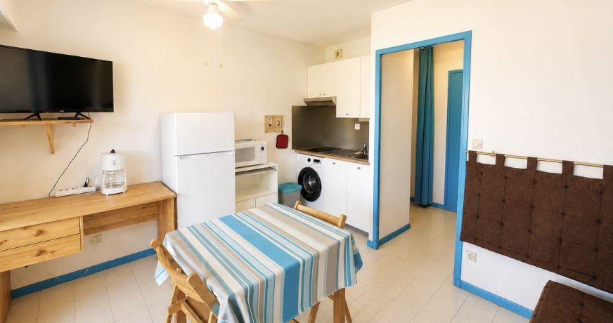 en location saisonnière Studio cabine Sète