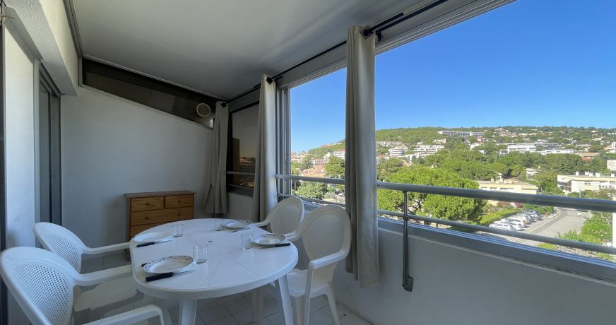 en location saisonnière Studio cabine Sète