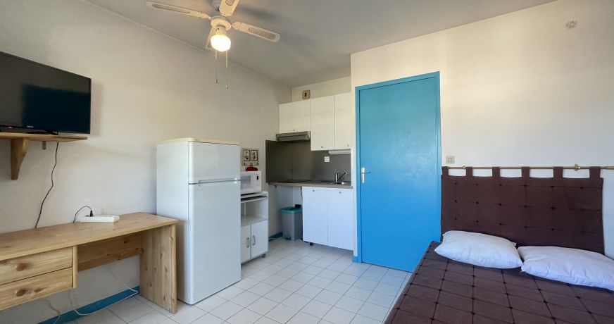 en location saisonnière Studio cabine Sète