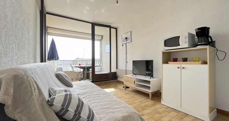 en location saisonnière Studio cabine Sète
