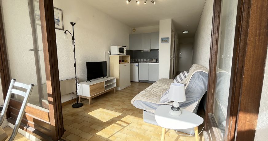 en location saisonnière Studio cabine Sète