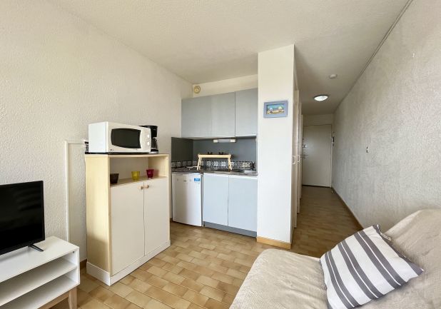 en location saisonnière Studio cabine Sète