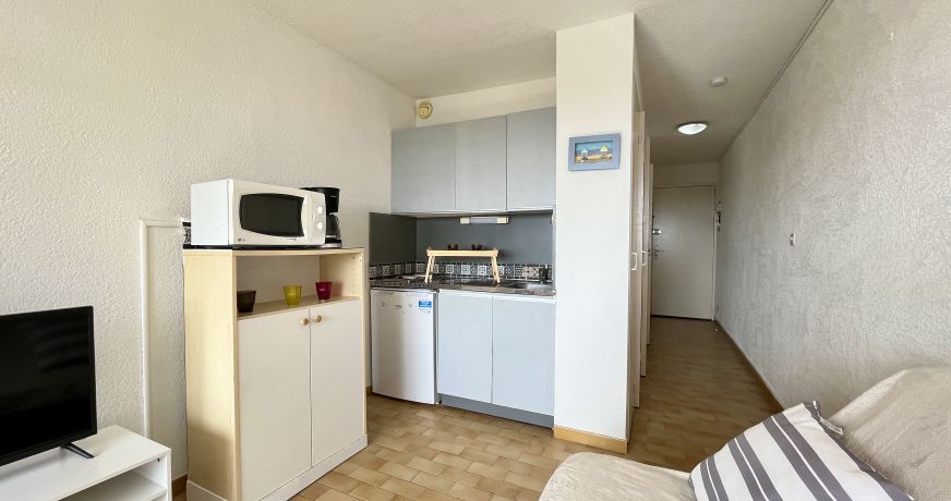 en location saisonnière Studio cabine Sète