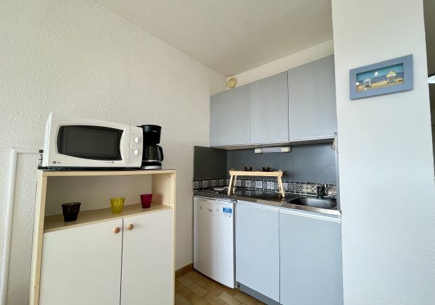 en location saisonnière Studio cabine Sète