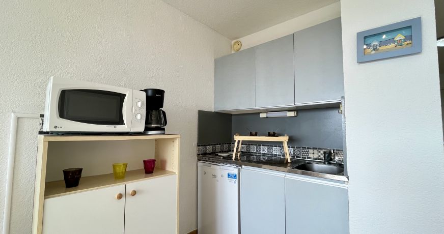 en location saisonnière Studio cabine Sète