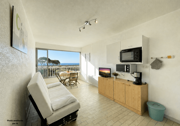 en location saisonnière Studio cabine Sète