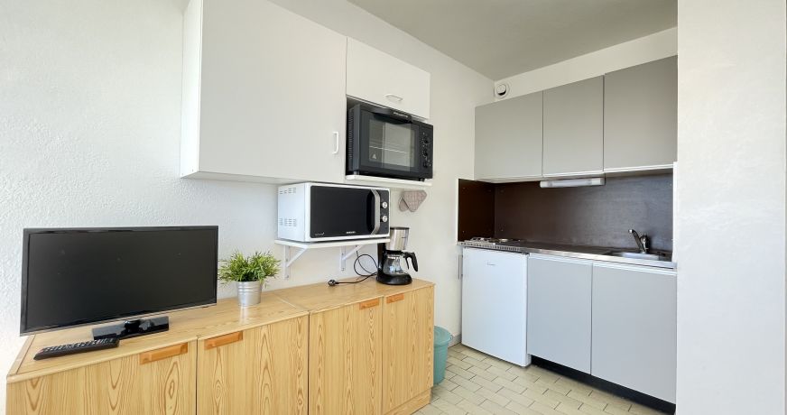 en location saisonnière Studio cabine Sète