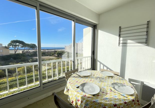 en location saisonnière Studio cabine Sète