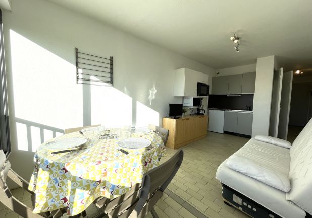 en location saisonnière Studio cabine Sète