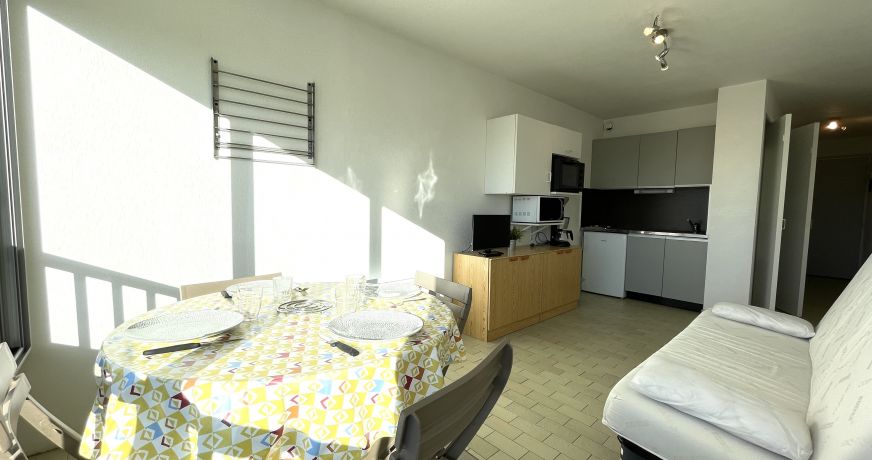 en location saisonnière Studio cabine Sète