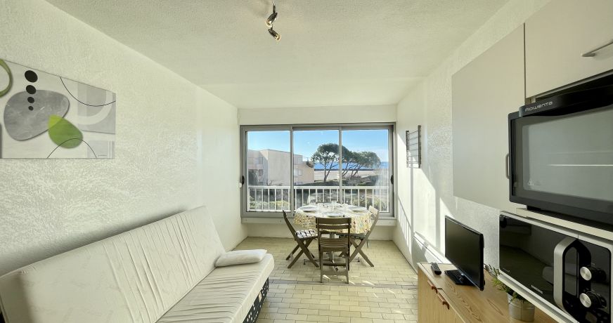 en location saisonnière Studio cabine Sète