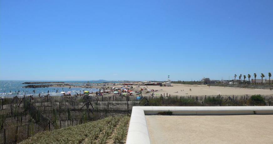 en location saisonnière Studio cabine Sète
