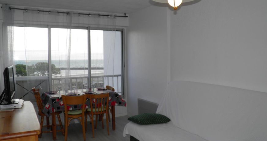 en location saisonnière Studio cabine Sète