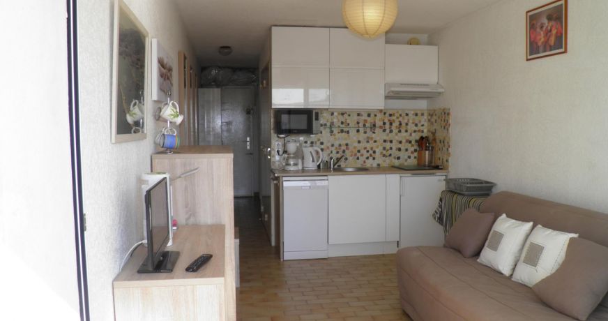 en location saisonnière Studio cabine Sète