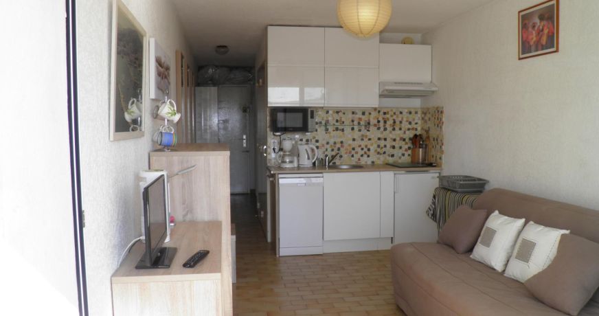 en location saisonnière Studio cabine Sète