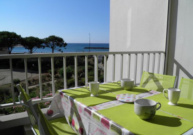 en location saisonnière Studio cabine Sète