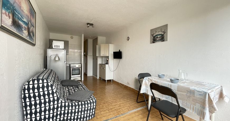 en location saisonnière Studio cabine Sète
