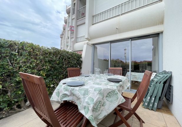 en location saisonnière Studio cabine Sète