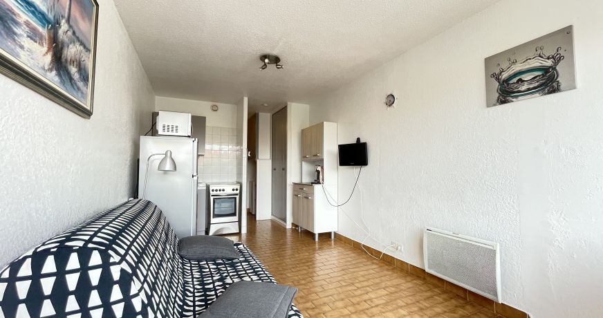 en location saisonnière Studio cabine Sète