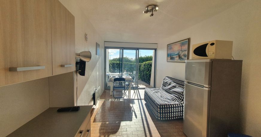 en location saisonnière Studio cabine Sète