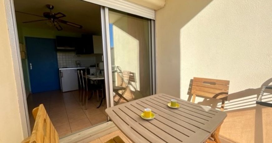 en location saisonnière Studio cabine Sète